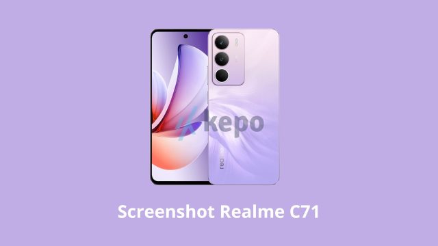 Cara Screenshot Realme C71 Cara Screenshot Realme C71